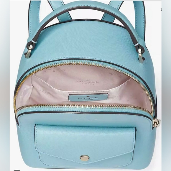 Kate Spade NWT Schuyler Mini Backpack Smoky Blue main image 11